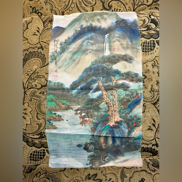 Original signed traditional Chinese Silk Painting. - Picture 3 of 9